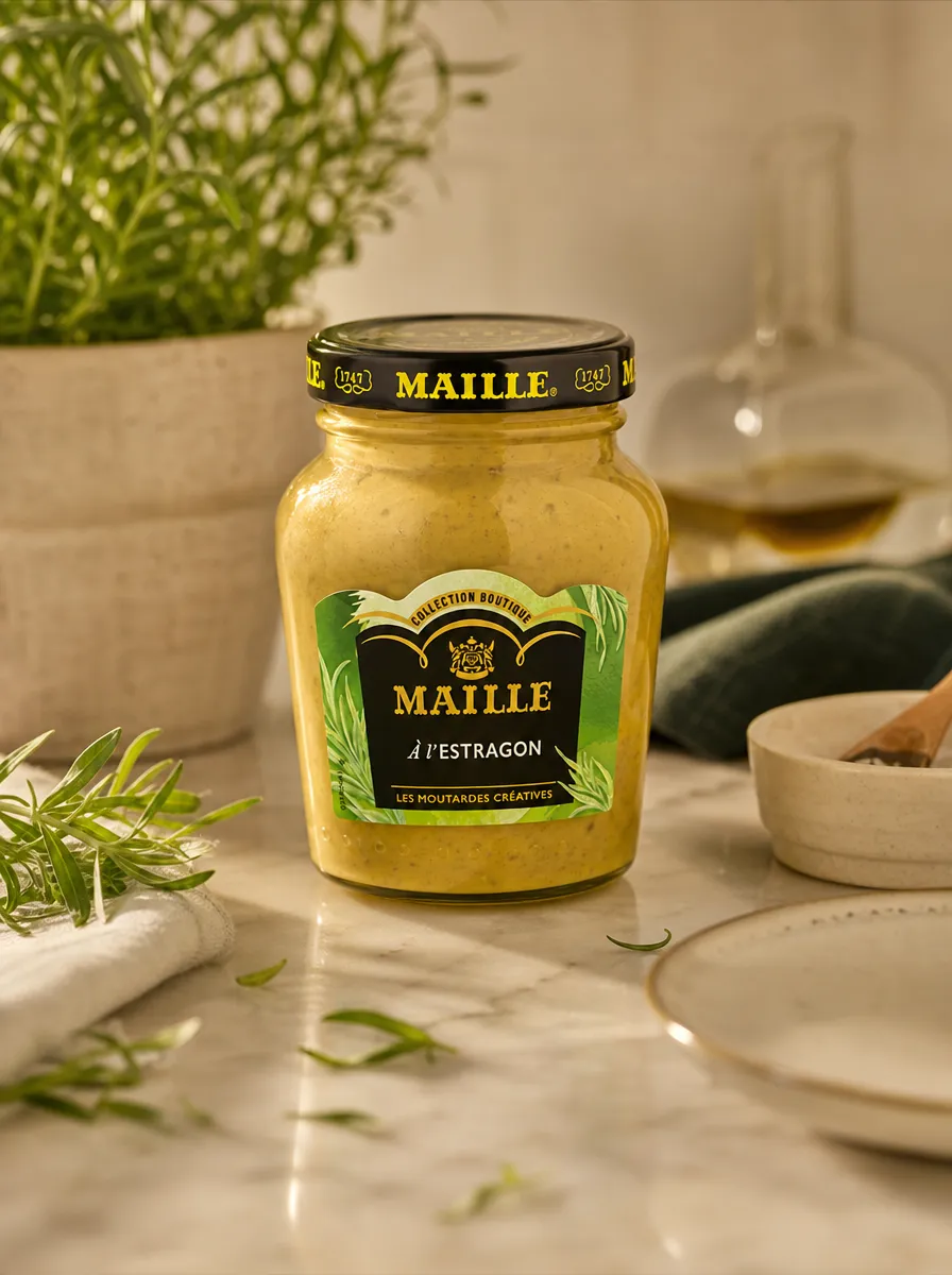 Maille Estragon moutarde 108g herbes fraîches