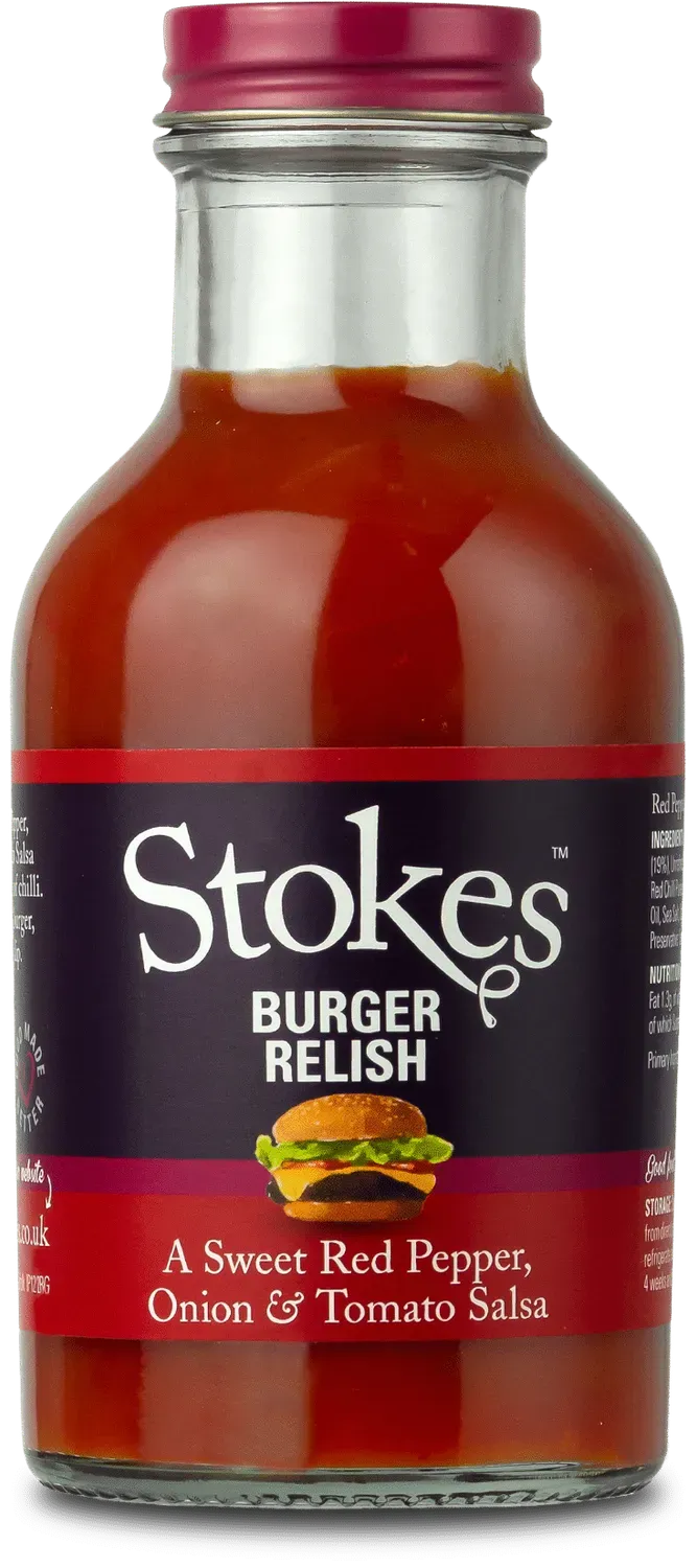 Stokes Burger Relish poivron tomate oignon