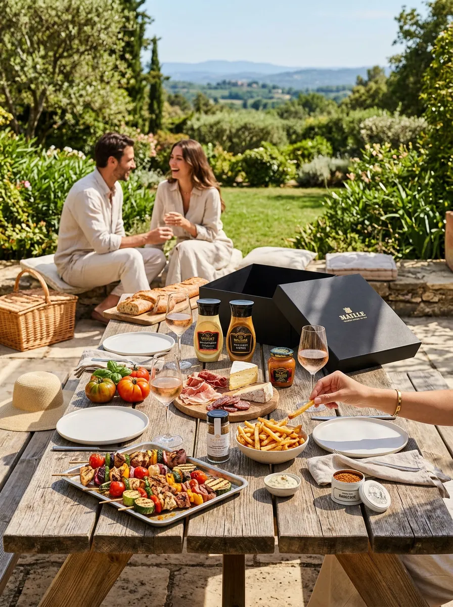 Maille Coffret Barbecue sauces moutarde 3 flacons
