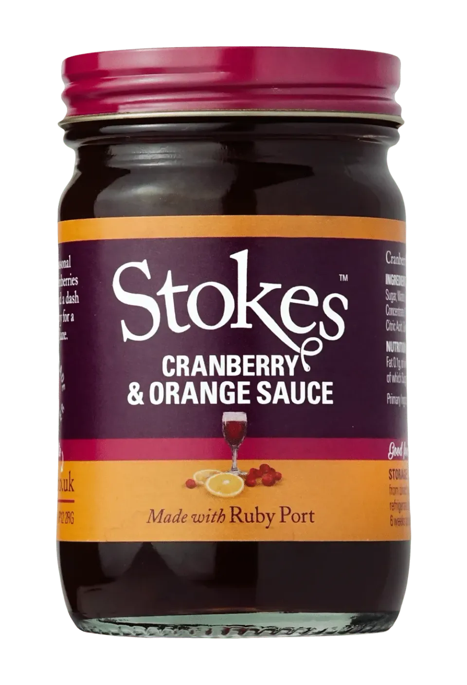 Stokes Cranberry Orange sauce canneberge porto