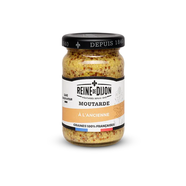 Reine de Dijon Moutarde à l'ancienne douce en grains