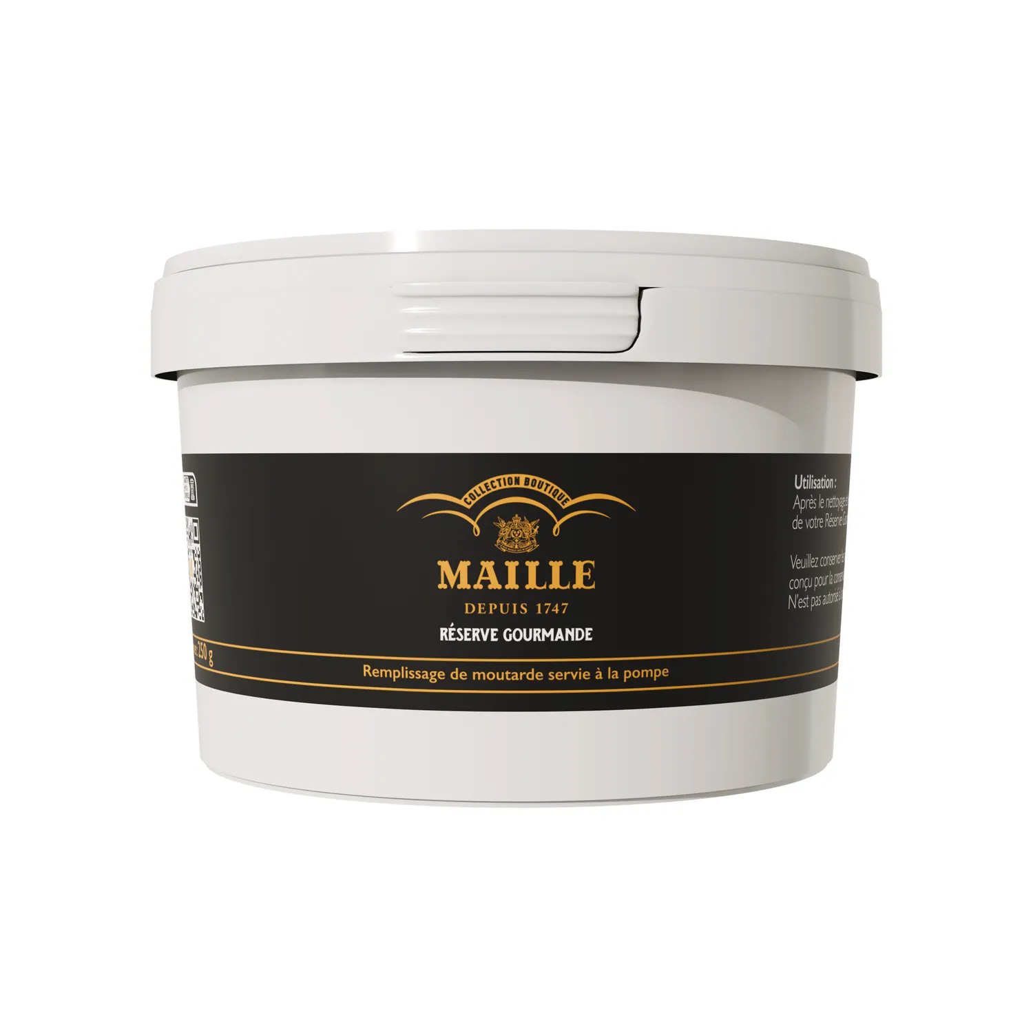 Maille Réserve Gourmande Moutarde Chardonnay Truffe Noire 125g
