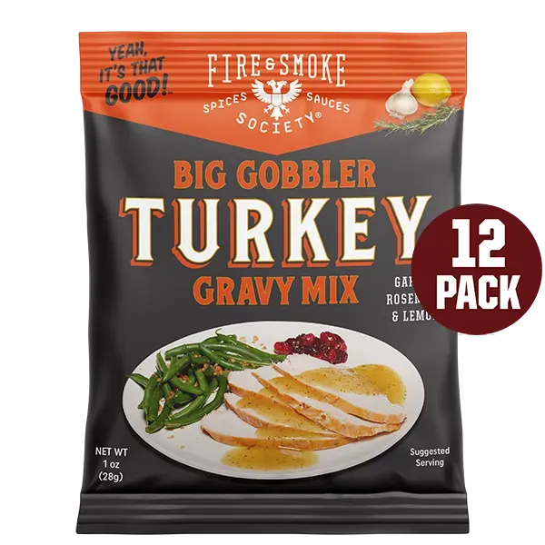 Fire Smoke Society Turkey Gravy sauce dinde 12 sachets