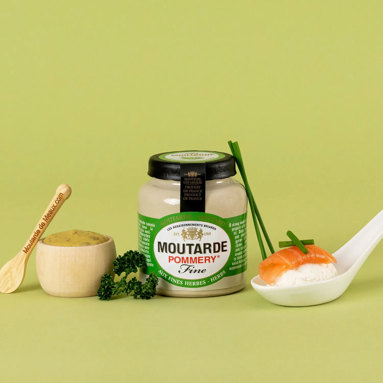 Pommery Fines Herbes moutarde 100g tamisée