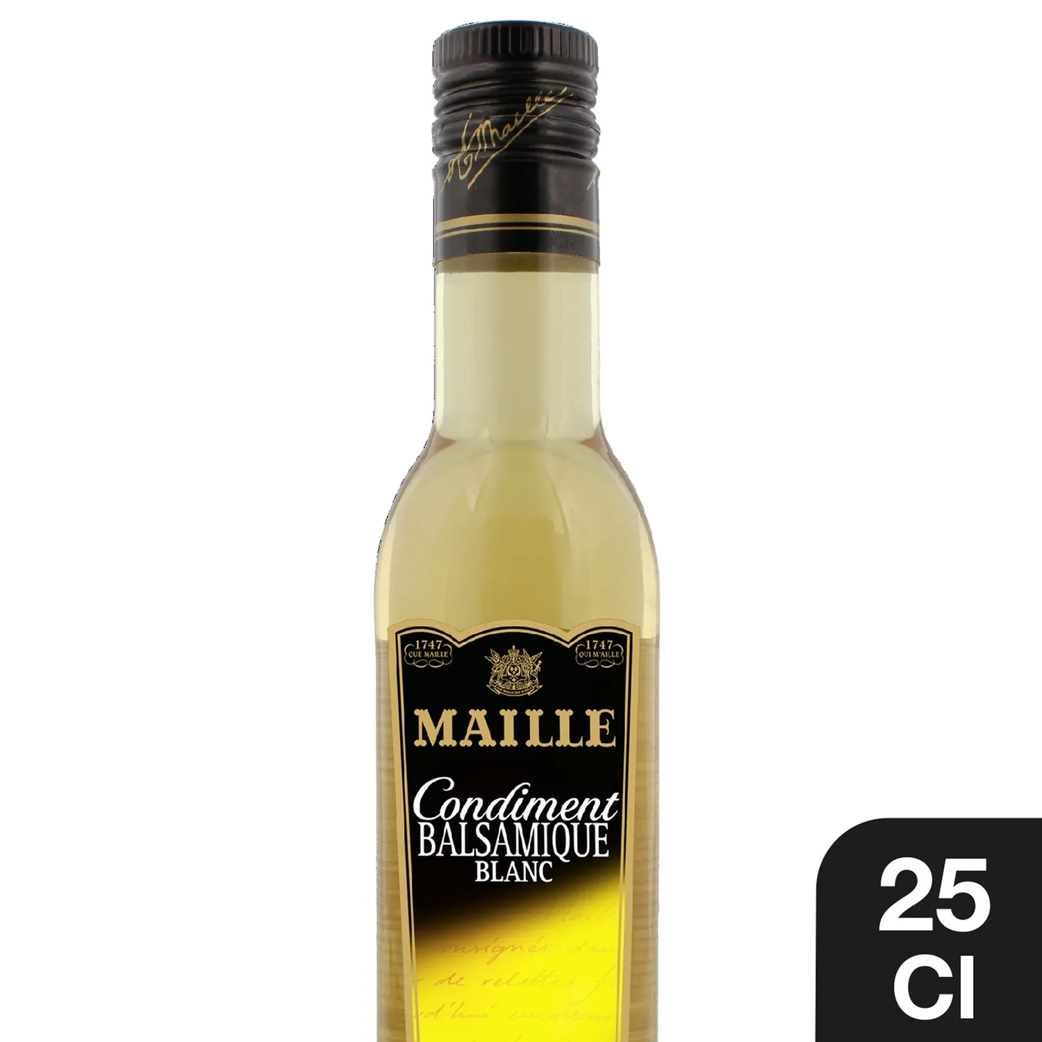 Maille Condiment Balsamique Blanc Vinaigre 25cl Doux
