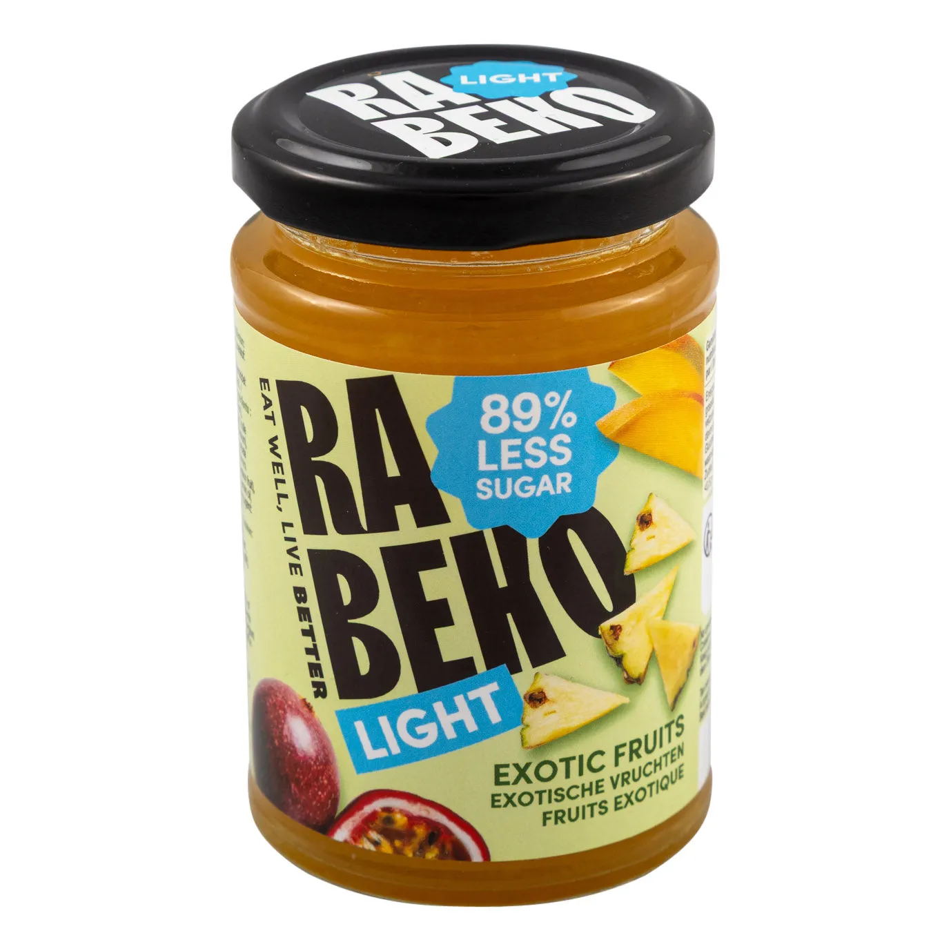Rabeko Light Jam confiture fruits exotiques 6x230g sans sucre