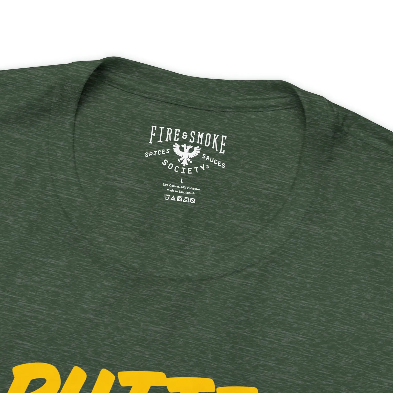 Fire Smoke Society Onion Butter t-shirt coton vert foret L