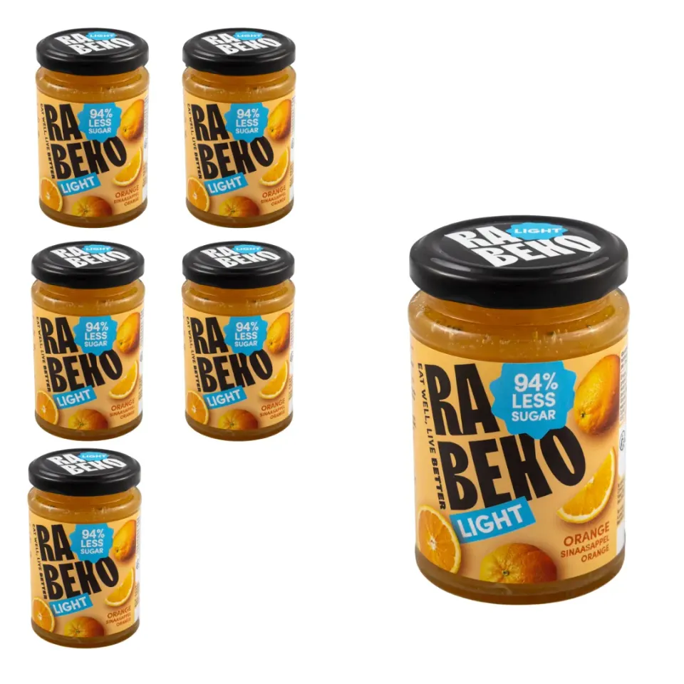Rabeko Light confiture orange sans sucre 6x230g