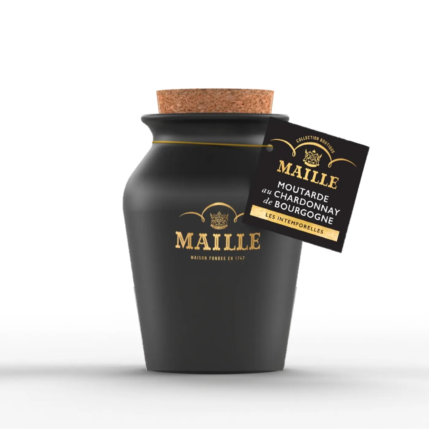 Maille Chardonnay moutarde pot grès 125 g notes citron