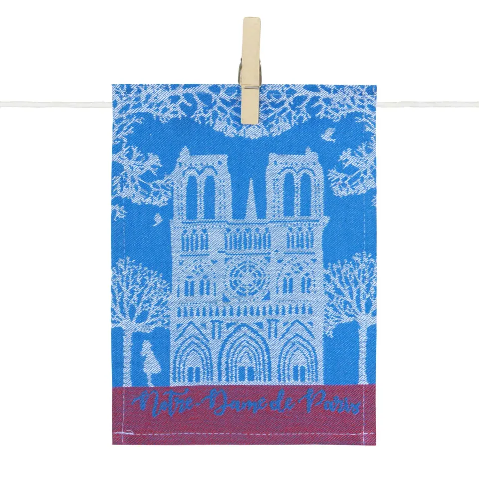 Maille Para Tapas Notre-Dame de Paris serviette coton 15x20 cm
