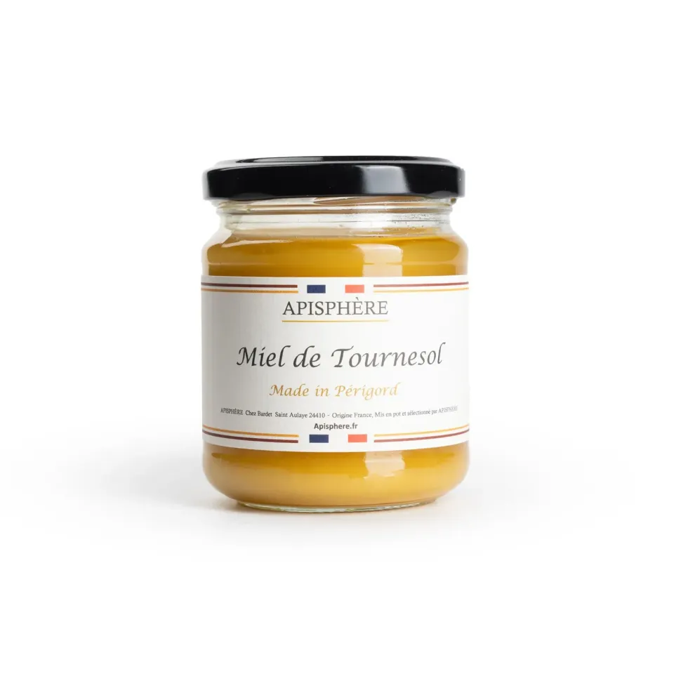 Apisphere Miel de Tournesol miel Périgord doux crémeux
