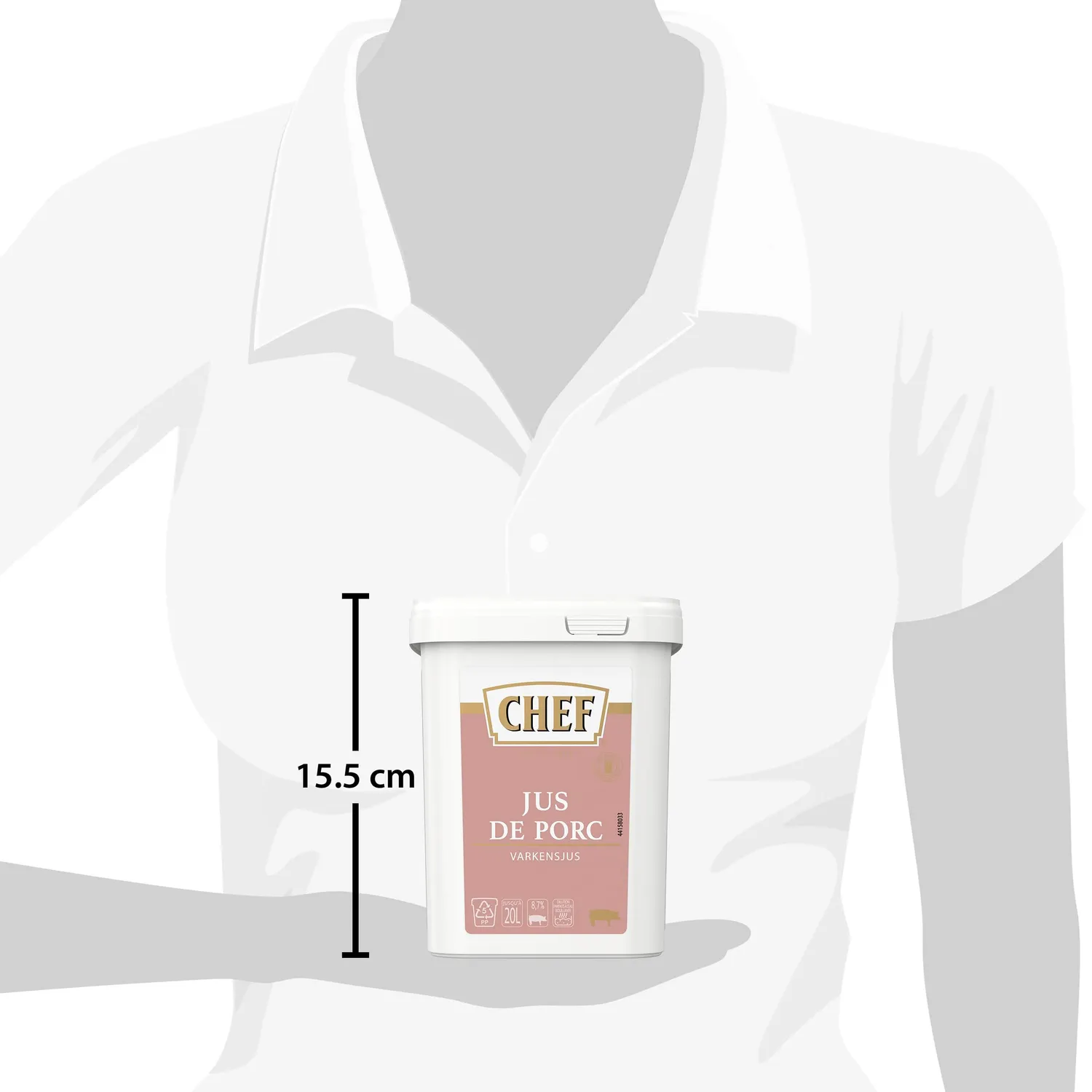 Premium Chef Jus de Porc Déshydraté boîte 600g corsé