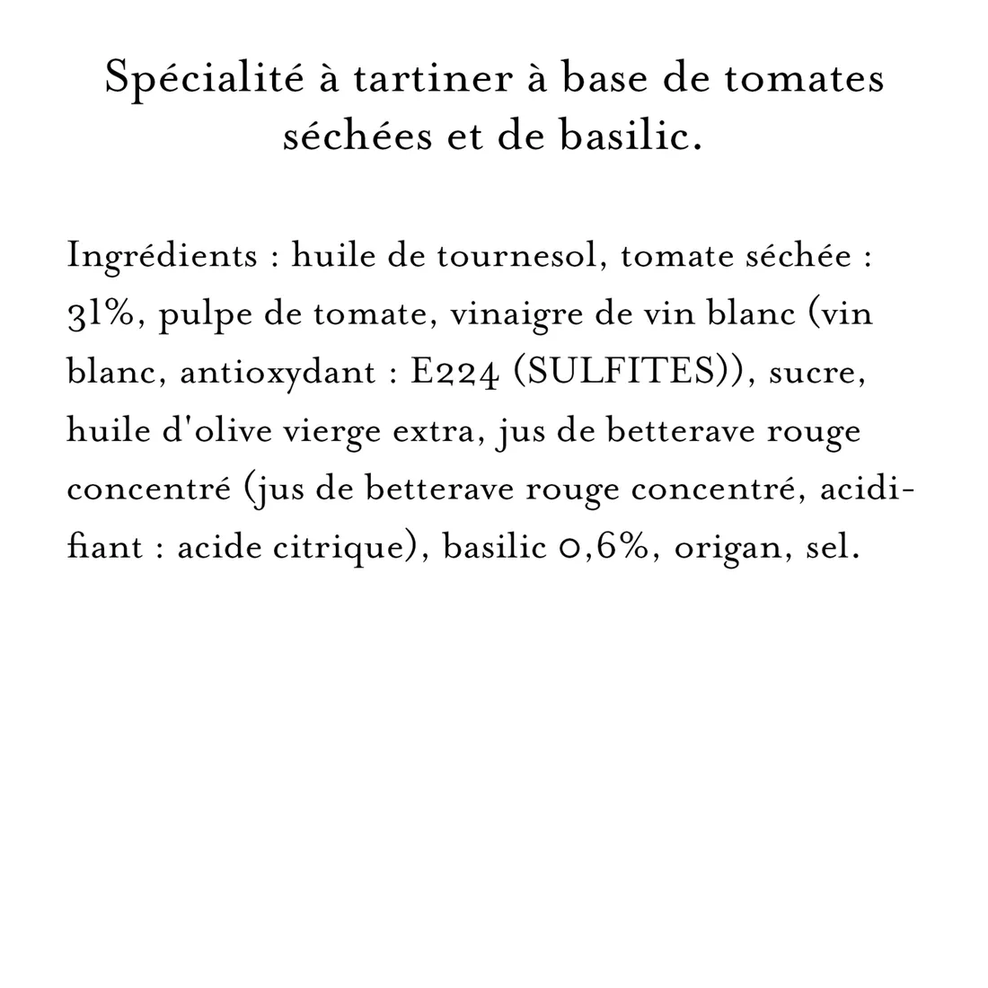 Maille Apéritif tomates séchées tartinable 95 g basilic