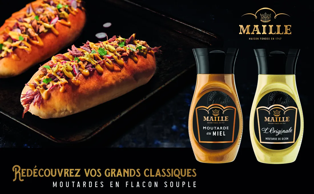 Maille Originale moutarde de Dijon flacon souple 265 g