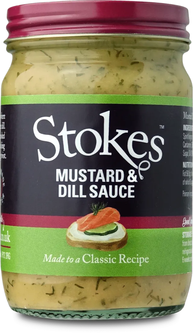 Stokes Mustard Dill sauce moutarde aneth saumon