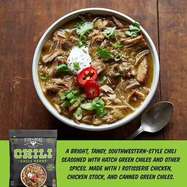 Fire Smoke Society Chili Verde mélange 12 sachets piment