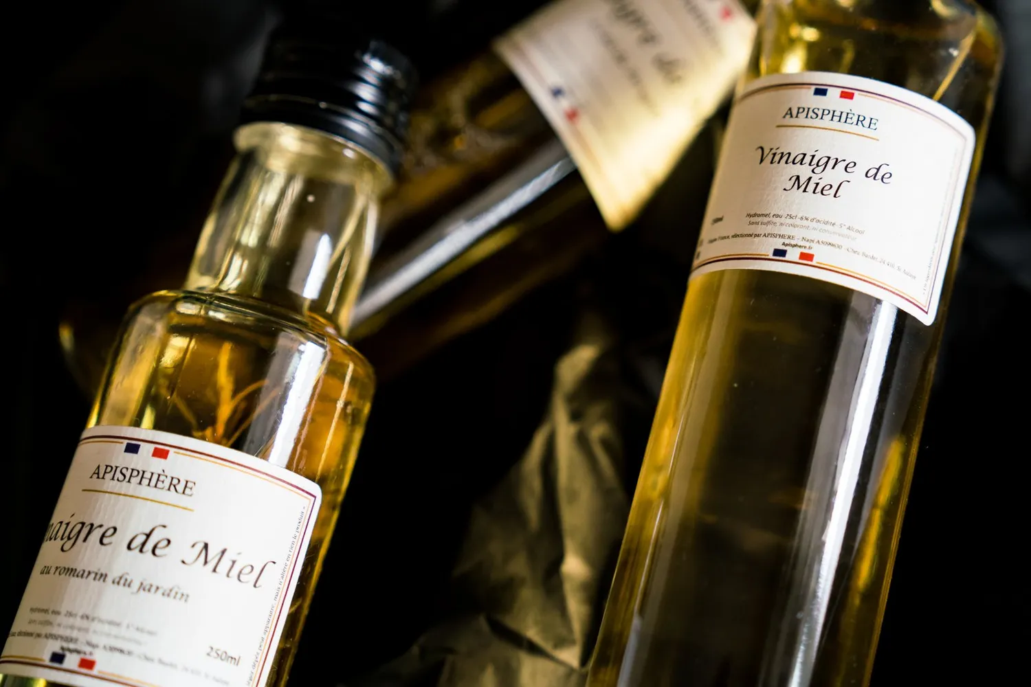 Apisphere Vinaigre de miel vinaigre artisanal doux