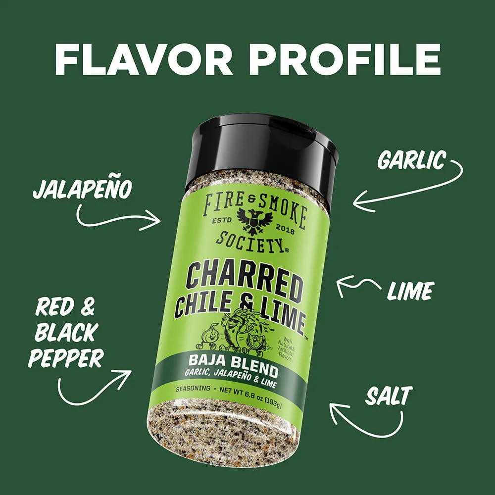 Fire Smoke Society Charred Chile & Lime rub 6.8 oz