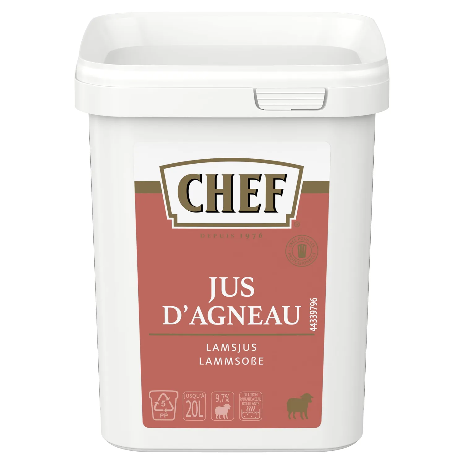 CHEF Jus d'Agneau jus déshydraté 600g