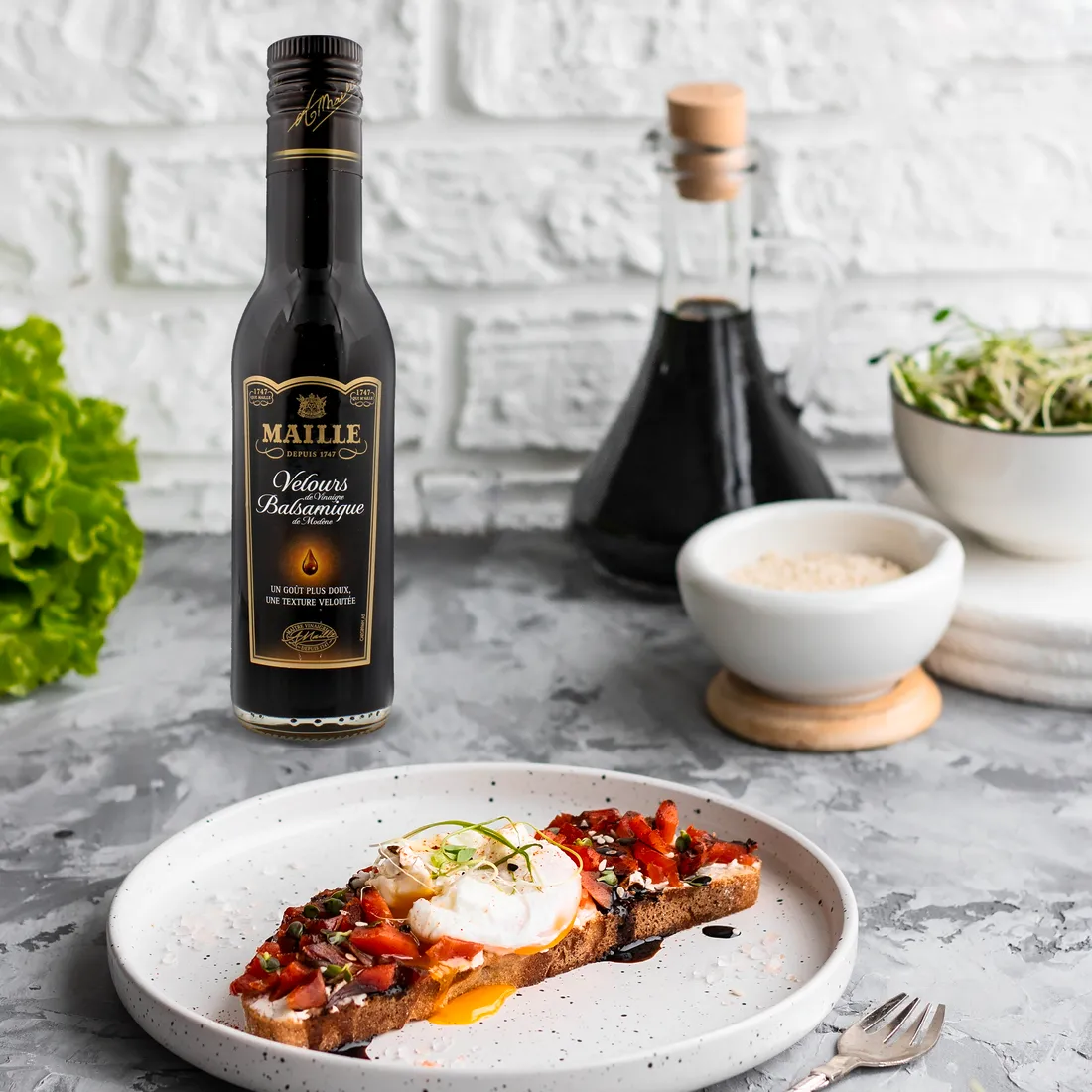Maille Velours vinaigre balsamique de Modène 25 cl texture veloutée