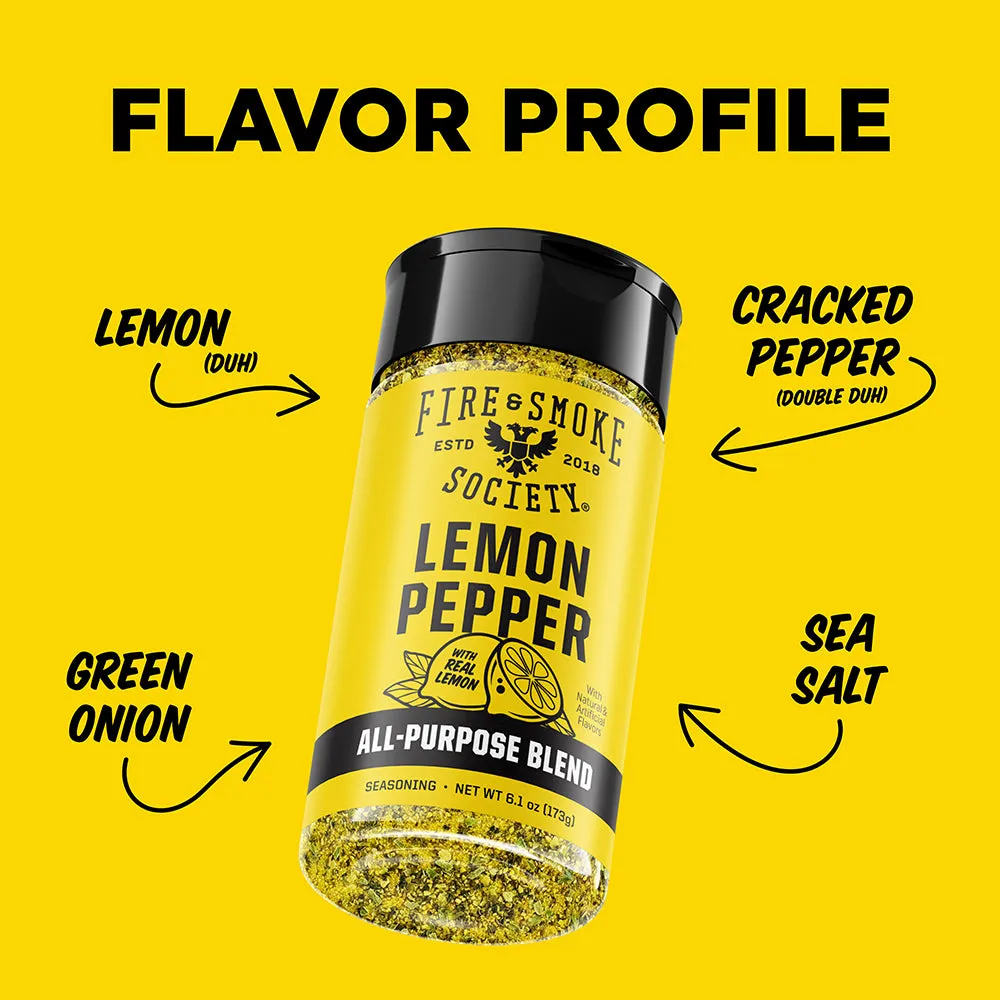 Fire Smoke Society Lemon Pepper épice citron noir