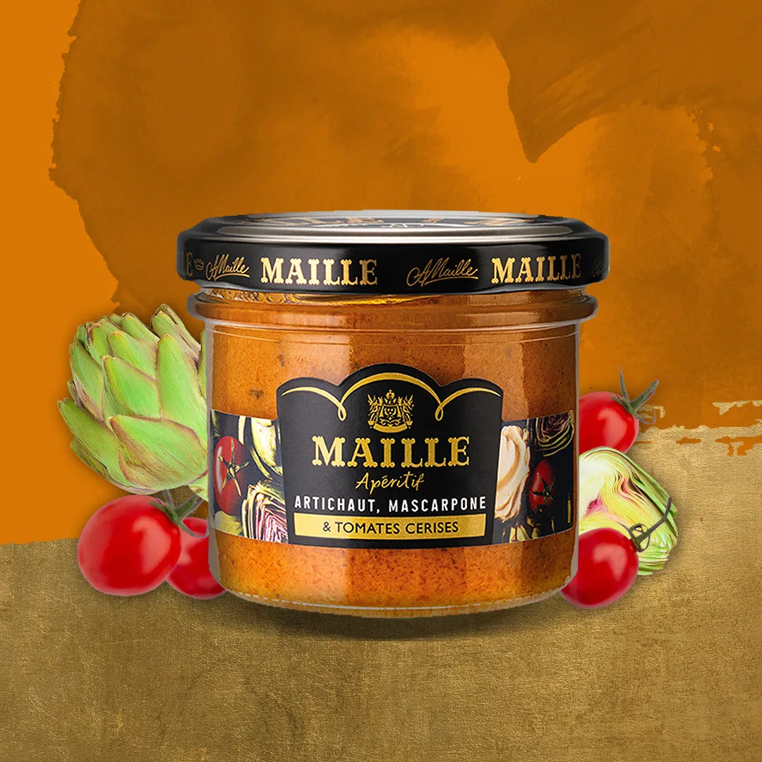 Maille Apéritif Artichaut Mascarpone Tomates Cerises tartinade 95g onctueuse