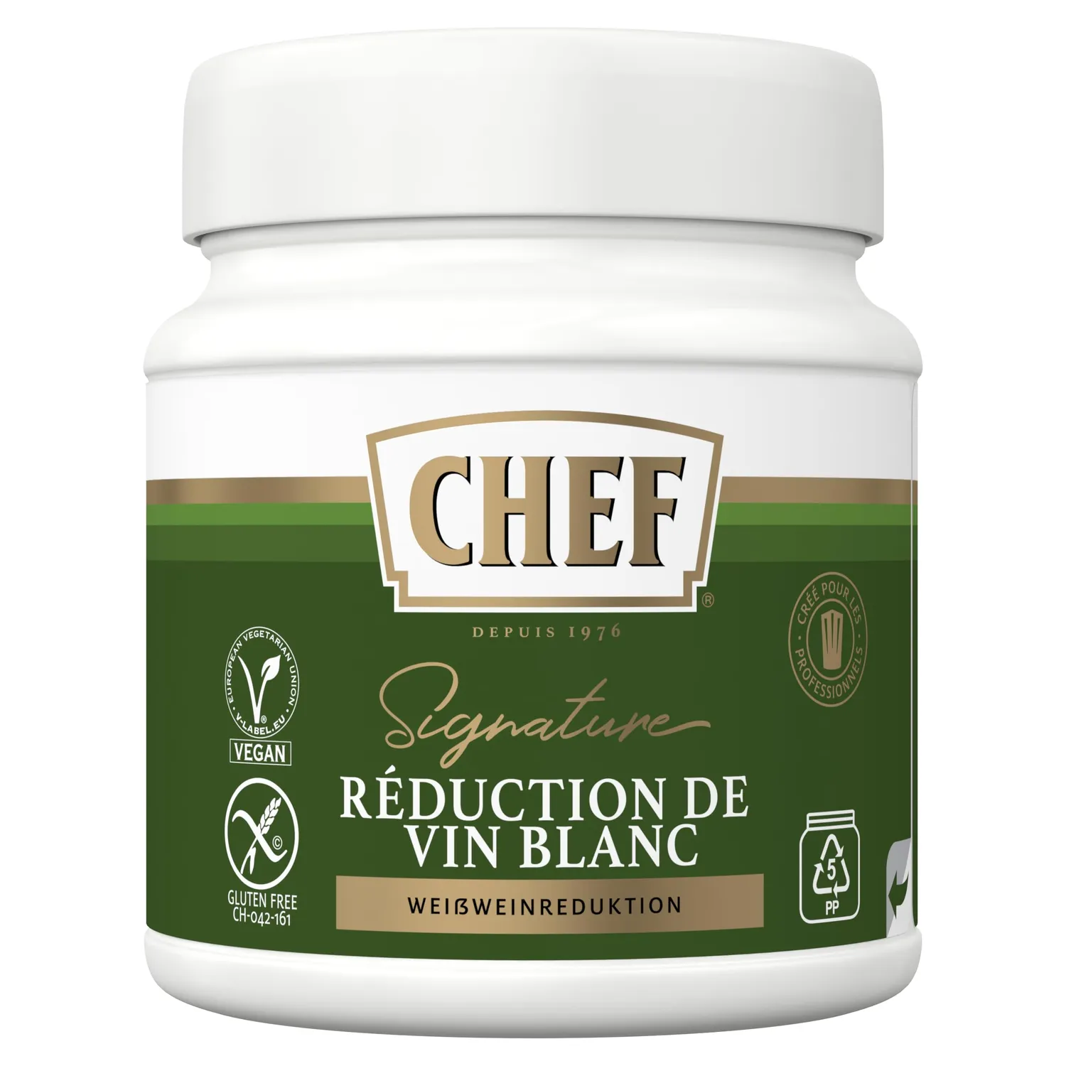 Premium Chef Réduction Vin Blanc pâte fond 580g