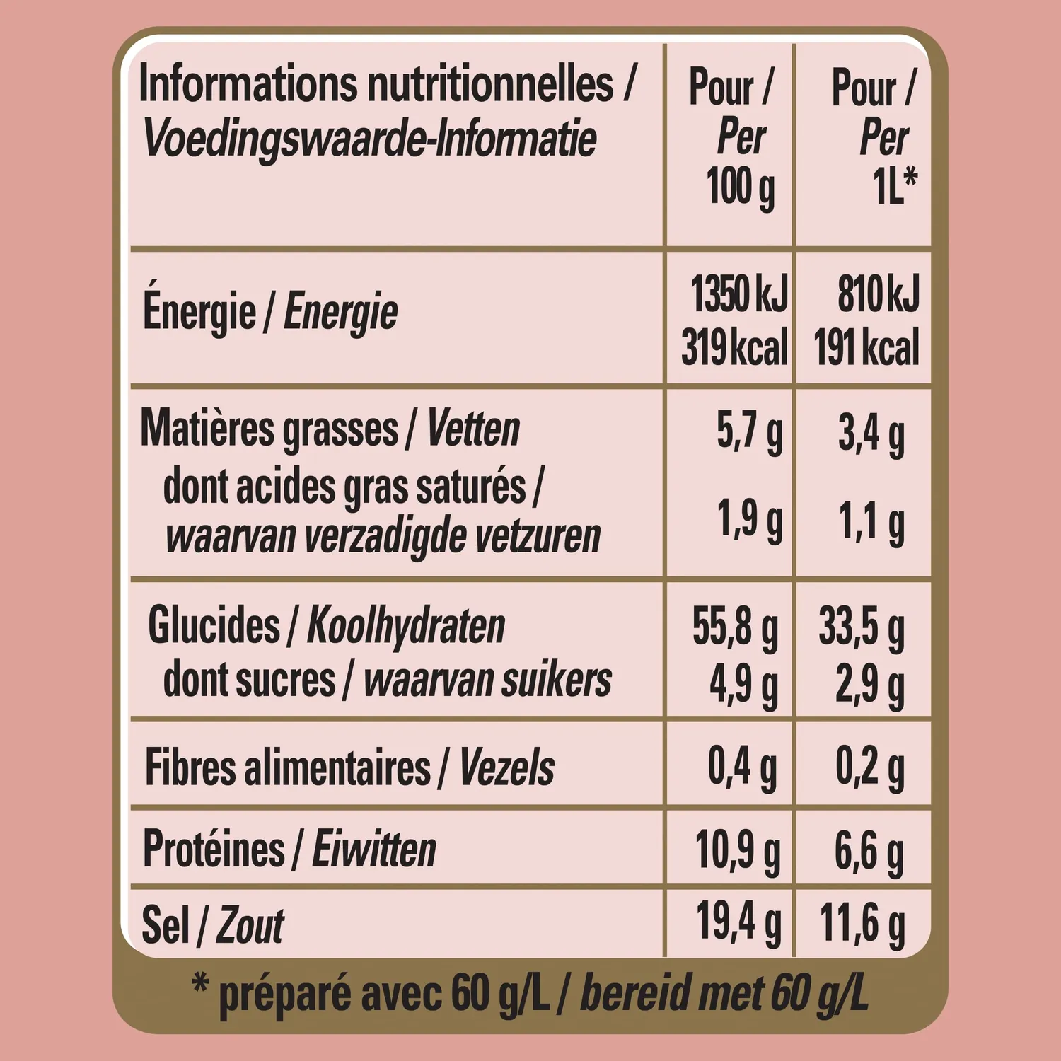 Premium Chef Jus de Porc Déshydraté boîte 600g corsé