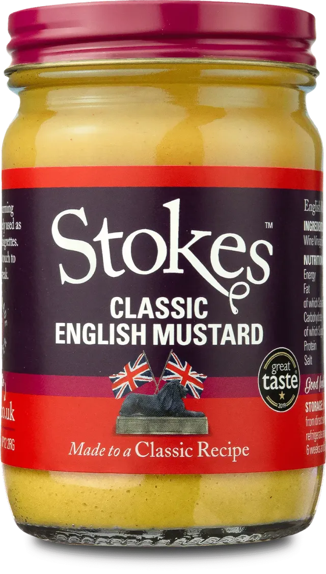 Stokes Classic English Mustard moutarde anglaise forte