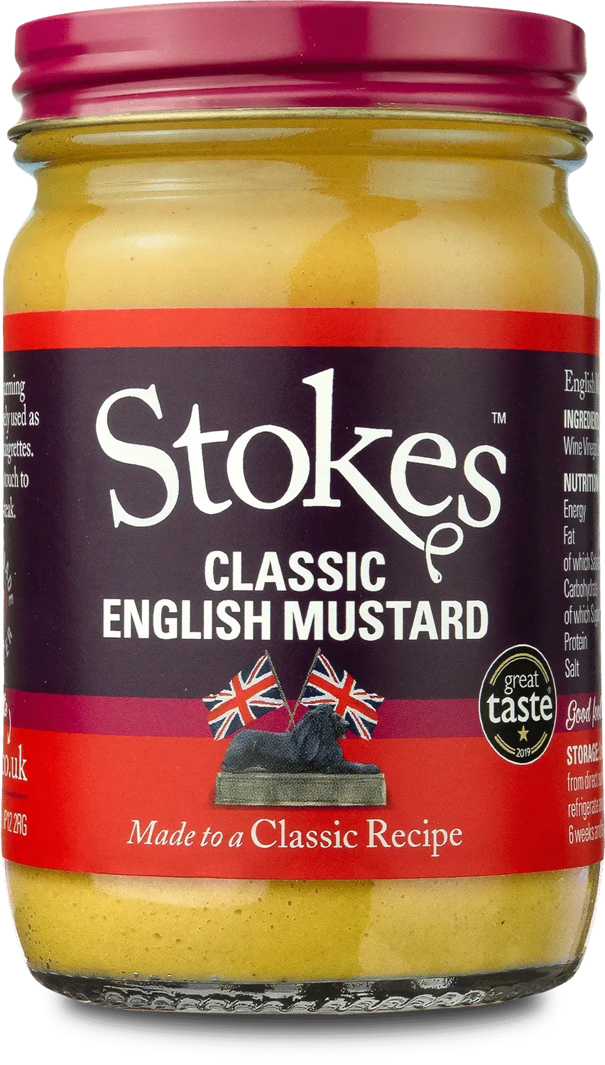 Stokes Classic English Mustard moutarde anglaise forte