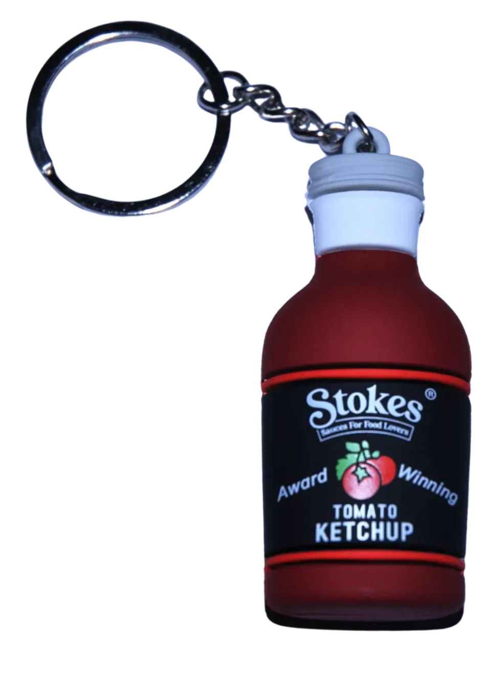 Stokes Tomato Ketchup porte-clés bouteille PVC