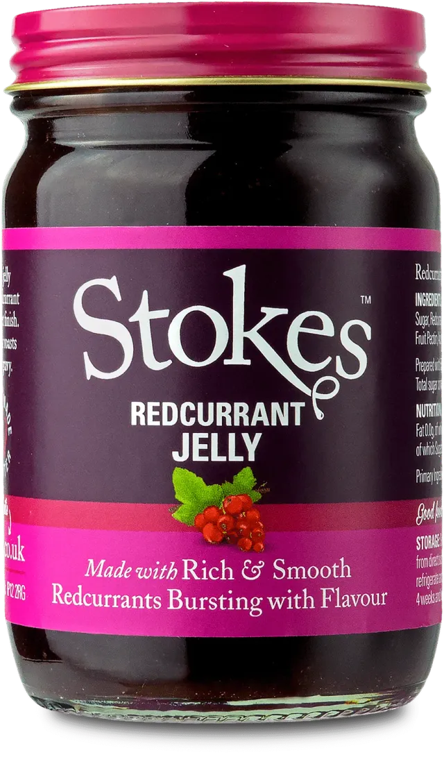 Stokes Redcurrant gelée groseille 53% fruit