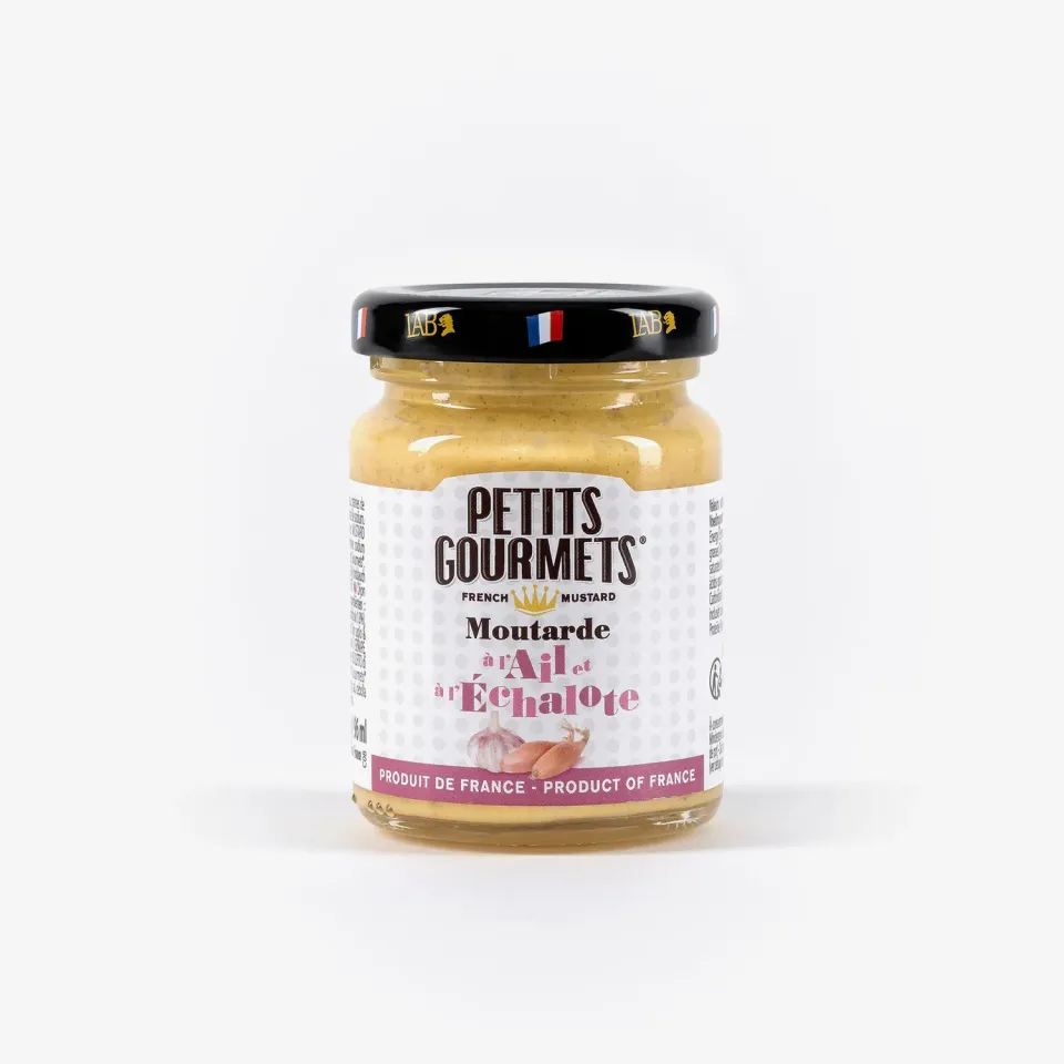 Pommery Petits Gourmets Ail Échalote moutarde 100g fine