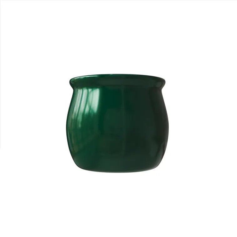 Maille Digoin pot à sauce grès vert sapin artisanal