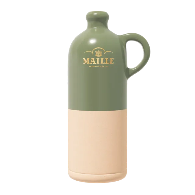 Maille Sauge cruchon bi-matière grès Digoin moutarde