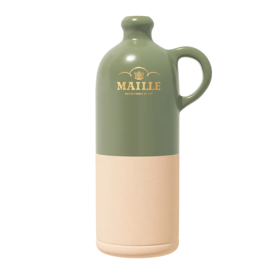 Maille Sauge cruchon bi-matière grès Digoin moutarde