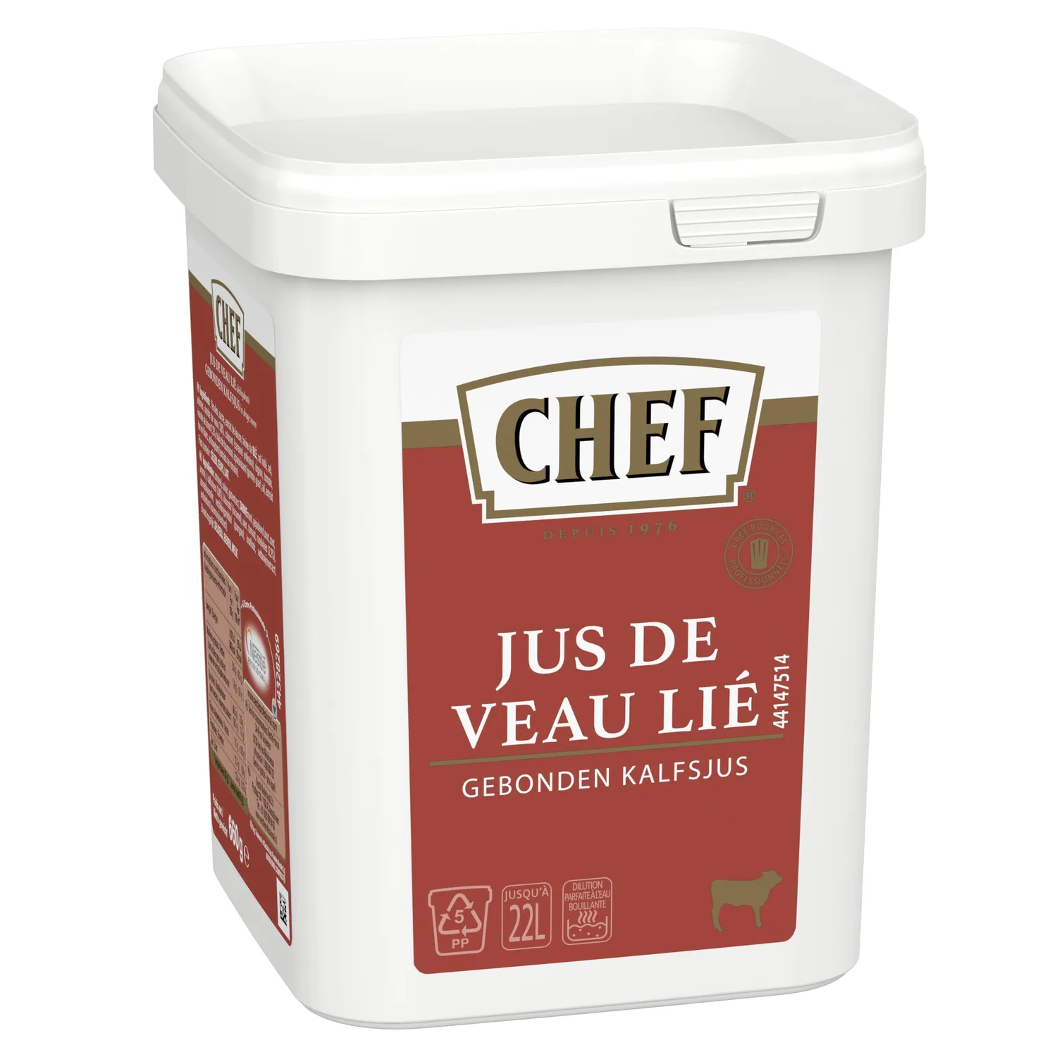 CHEF Jus de Veau Lié jus déshydraté 660g