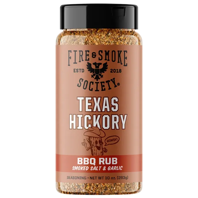 Fire Smoke Society Texas Hickory rub bœuf porc poulet fumé
