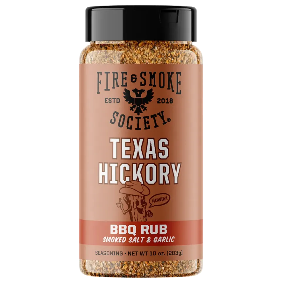 Fire Smoke Society Texas Hickory rub bœuf porc poulet fumé