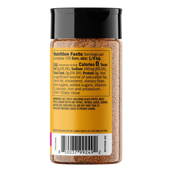 Fire Smoke Society Chica Licka Bam Bam rub poulet 5,1 oz cajun