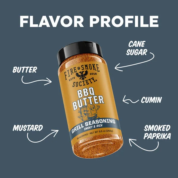 Fire Smoke Society BBQ Butter rub barbecue beurre