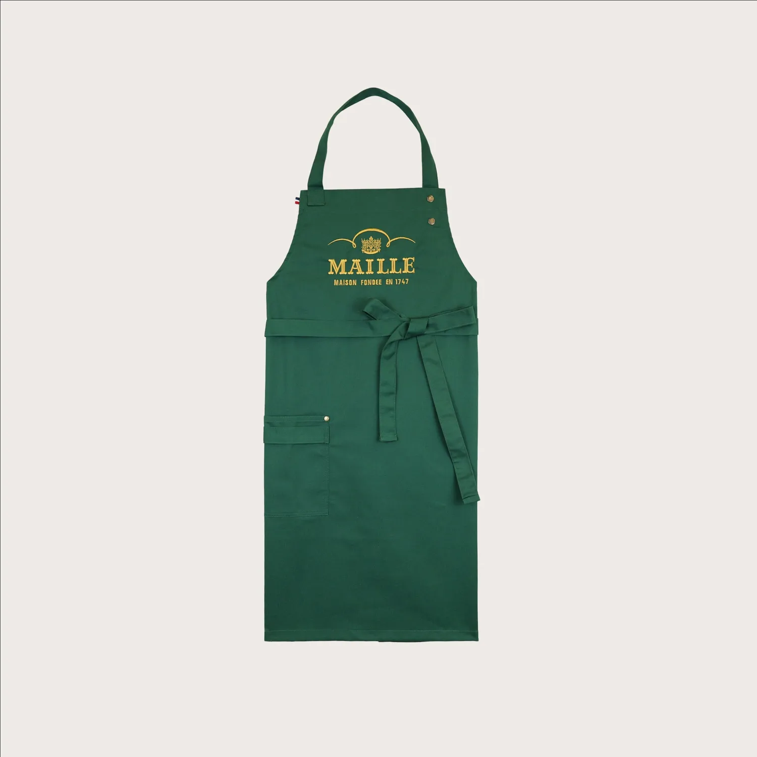 Maille Atelier TB Tablier Vert Sapin tablier cuisine 80 cm