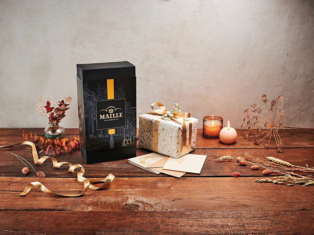 Maille Les Essentiels coffret 3 moutardes estragon truffe miel
