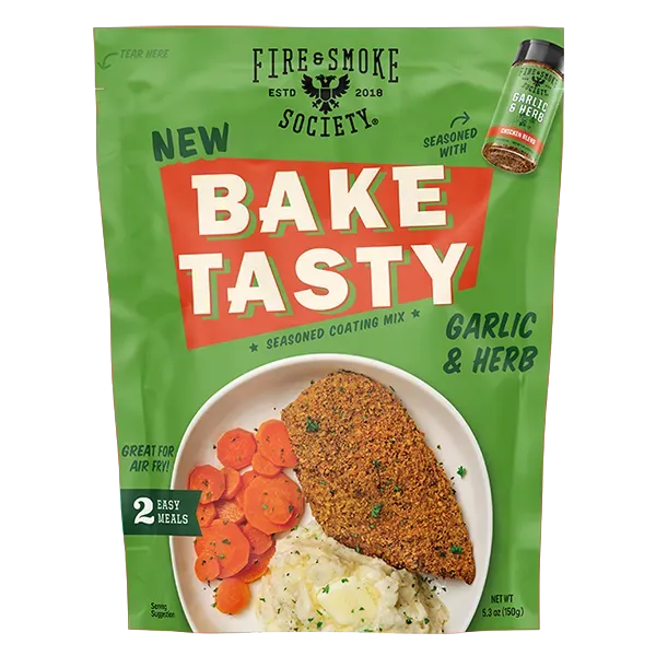 Fire Smoke Society Garlic Herb panure ail herbes
