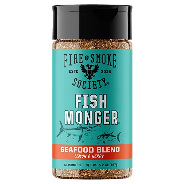 Fire Smoke Society Fish Monger assaisonnement poisson agrumes