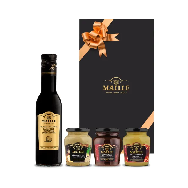 Maille Secret de Cuisine coffret moutardes vinaigre