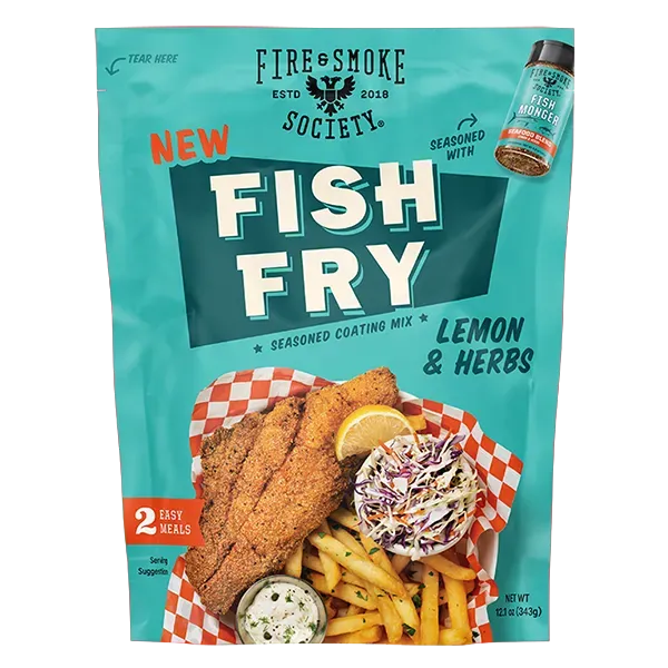 Fire Smoke Society Fish Fry panure poisson croustillante