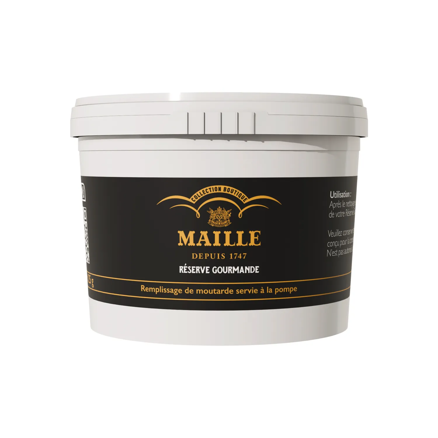 Maille Réserve Gourmande Moutarde Chardonnay Truffe Noire 125g