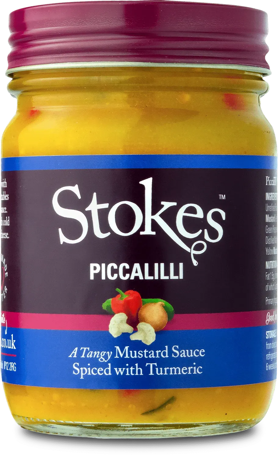 Stokes Piccalilli sauce moutarde au curcuma croquante