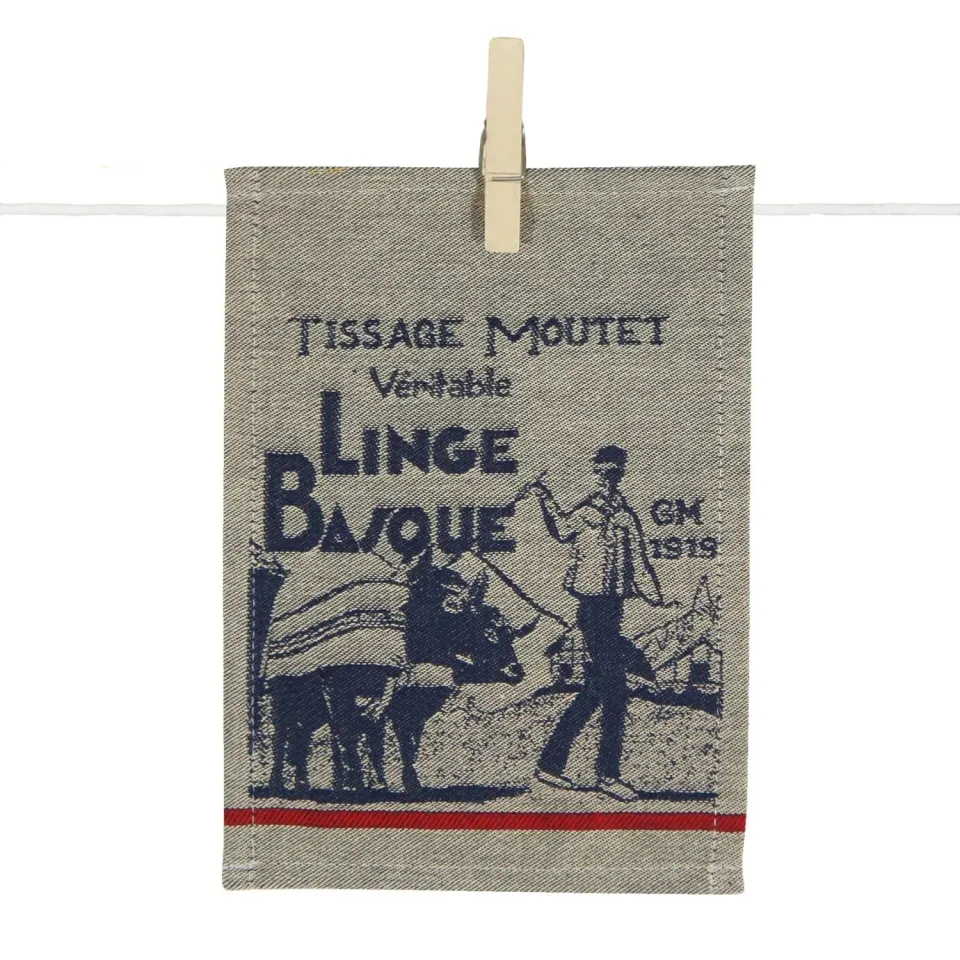 Maille Para Tapas Linge Basque coton 15cm